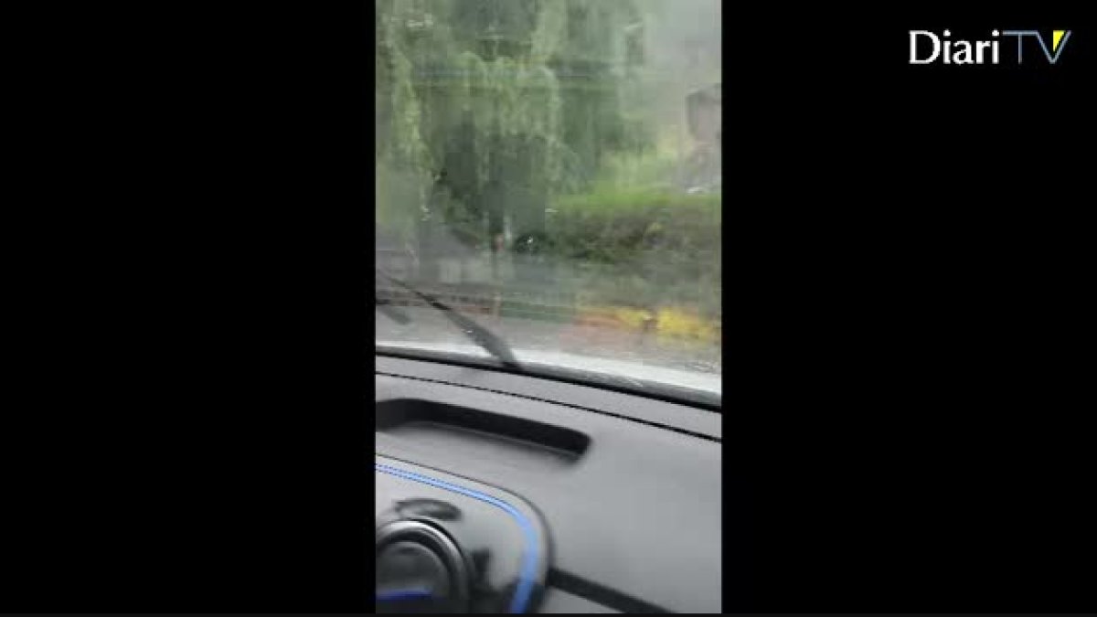 Les inundacions d'aquesta tarda a Bixessarri