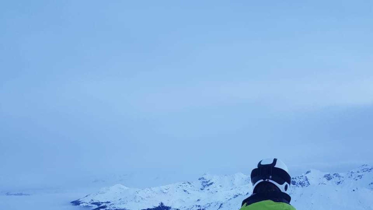 Cande Moreno, a Zinal