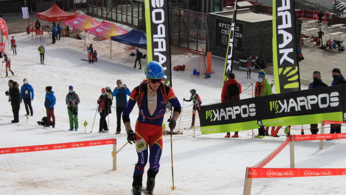 Oriol Olm frega el podi a la cursa esprint sub-18