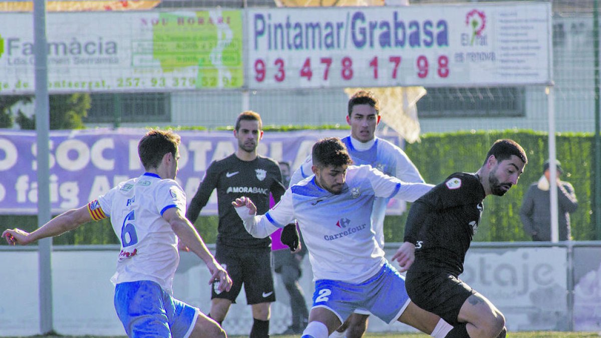 La falta de gol condemna l'FC Andorra al Prat (1-0)