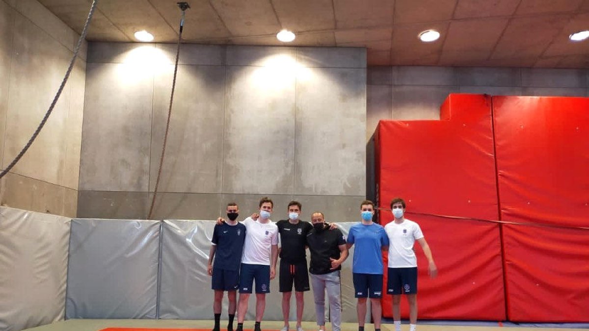 Estada de l'equip francès de ral·lis a la Massana