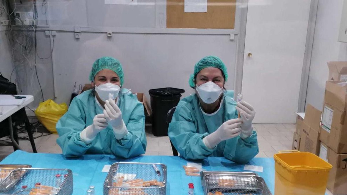 El personal del SAAS, a punt per començar a vacunar