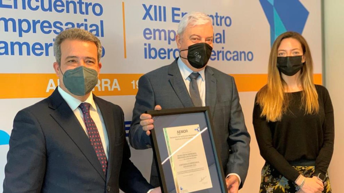 La CEA rep un reconeixement per la gestió del protocol Covid