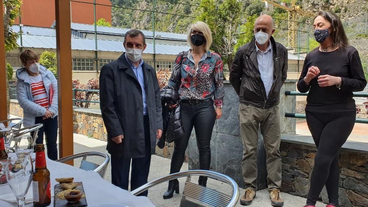 Estrena de la ruta de la tapa aquest matí