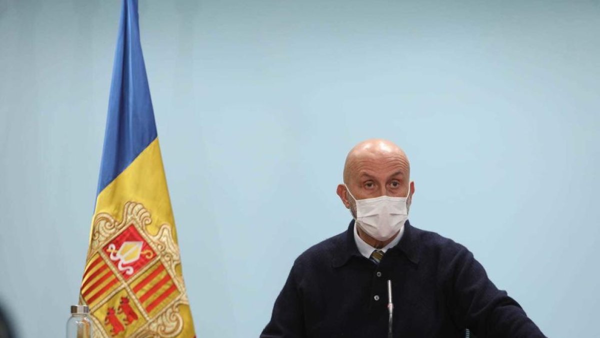 Joan Martínez Benazet en la compareixença de divendres