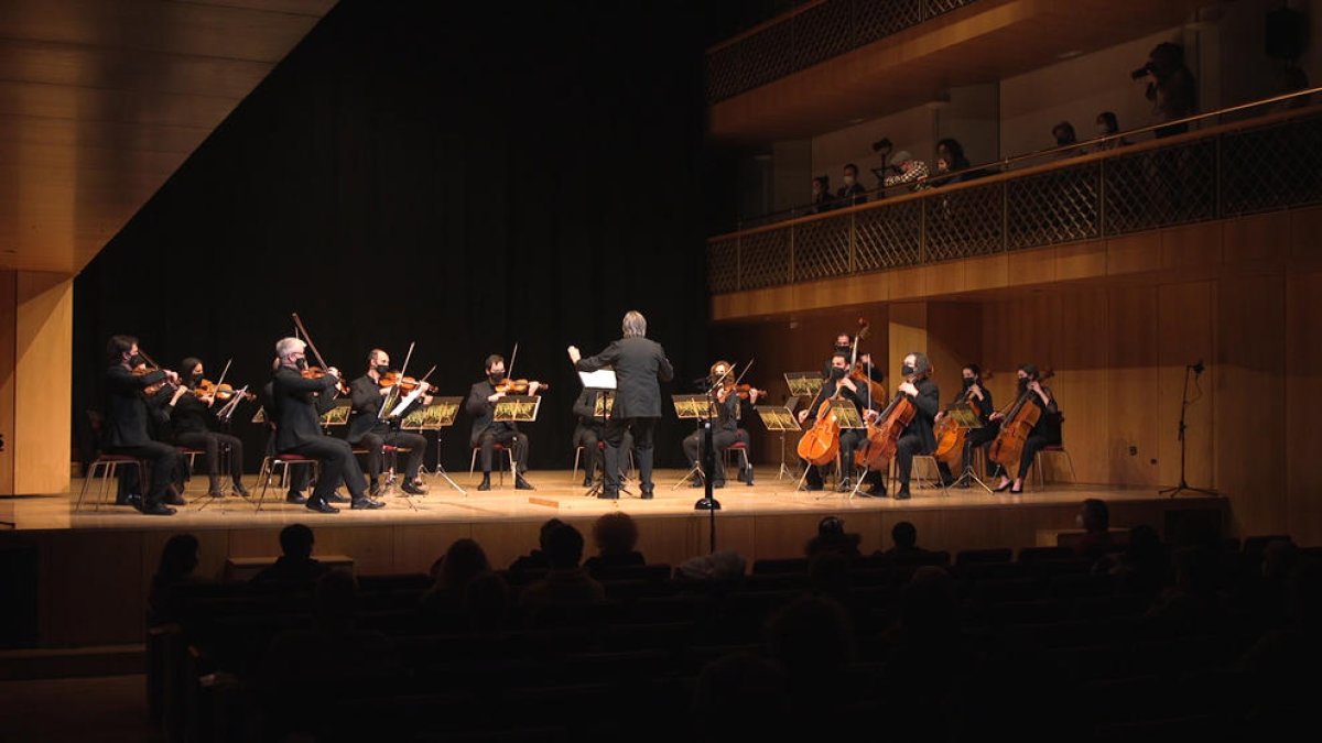 El concert de la Constitució celebrat aquest migdia a l'Auditori Nacional d'Andorra.