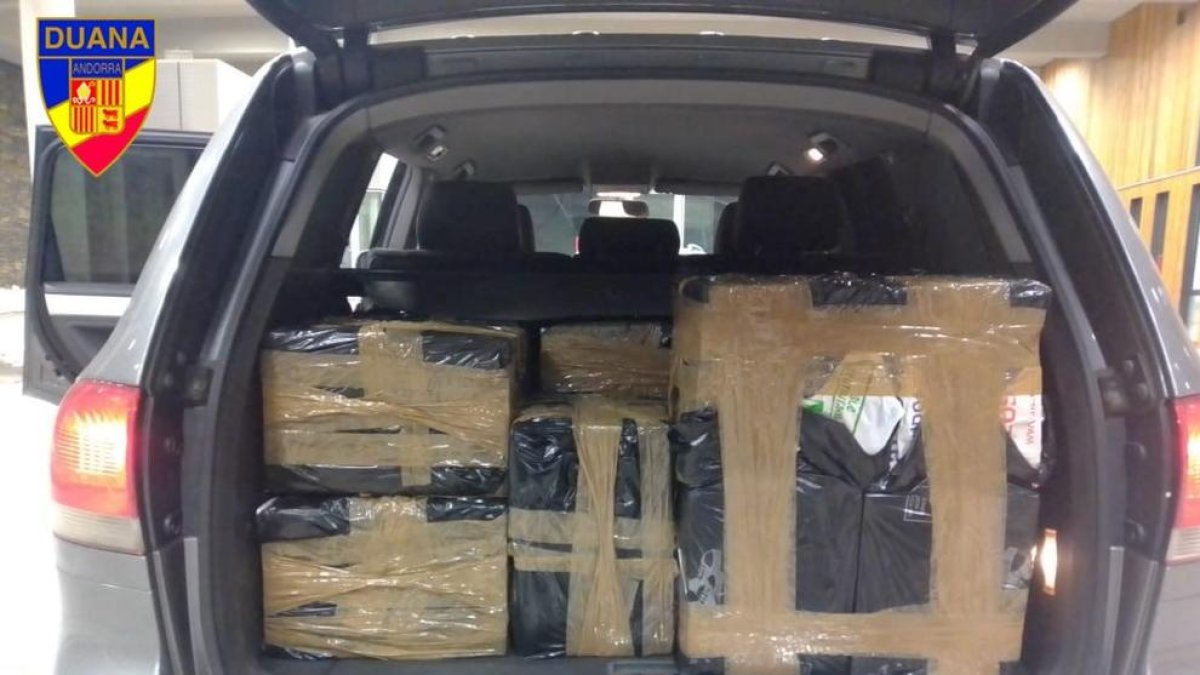 Decomissats al Pas 5.000 paquets de tabac amb un valor de 17.000 euros