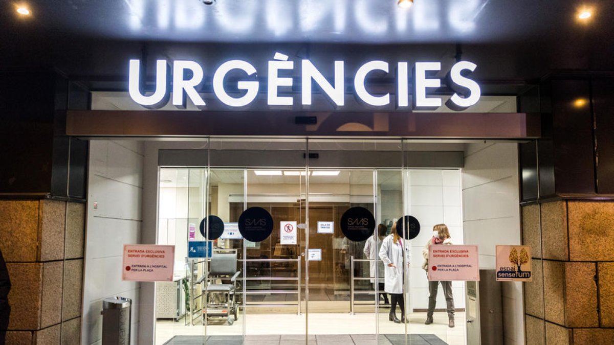 Un miler menys de pacients atesos a urgències entre l'1 i el 15 de gener