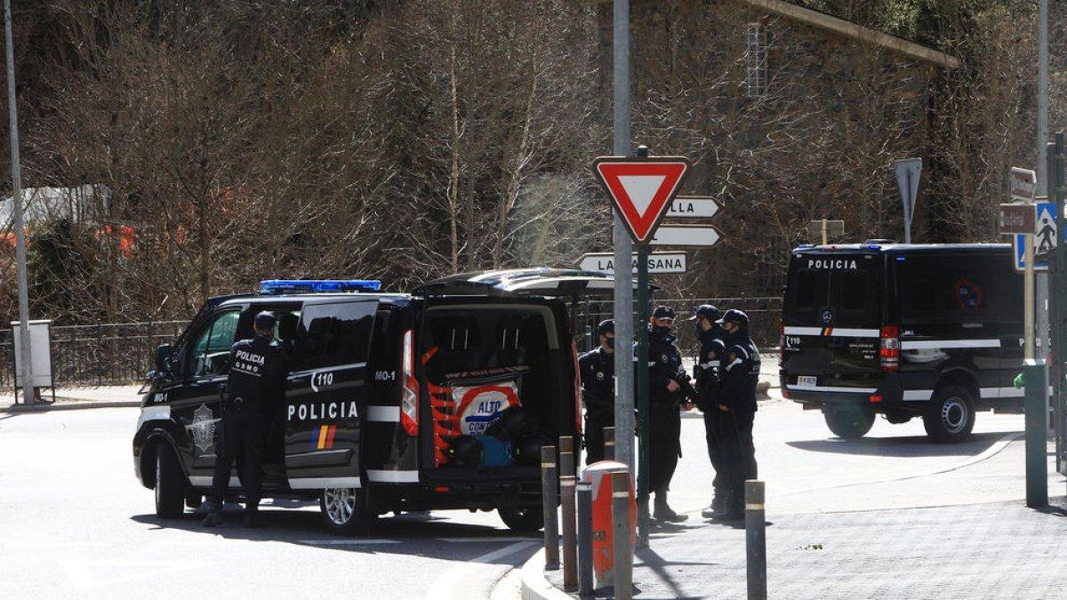 La polícia realtiza entrenaments a la zona d'Erts