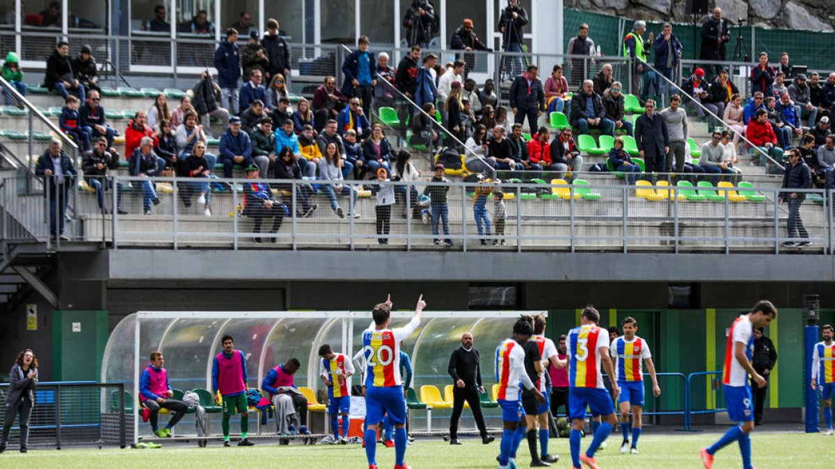 L'FC Andorra jugarà dissabte amb públic