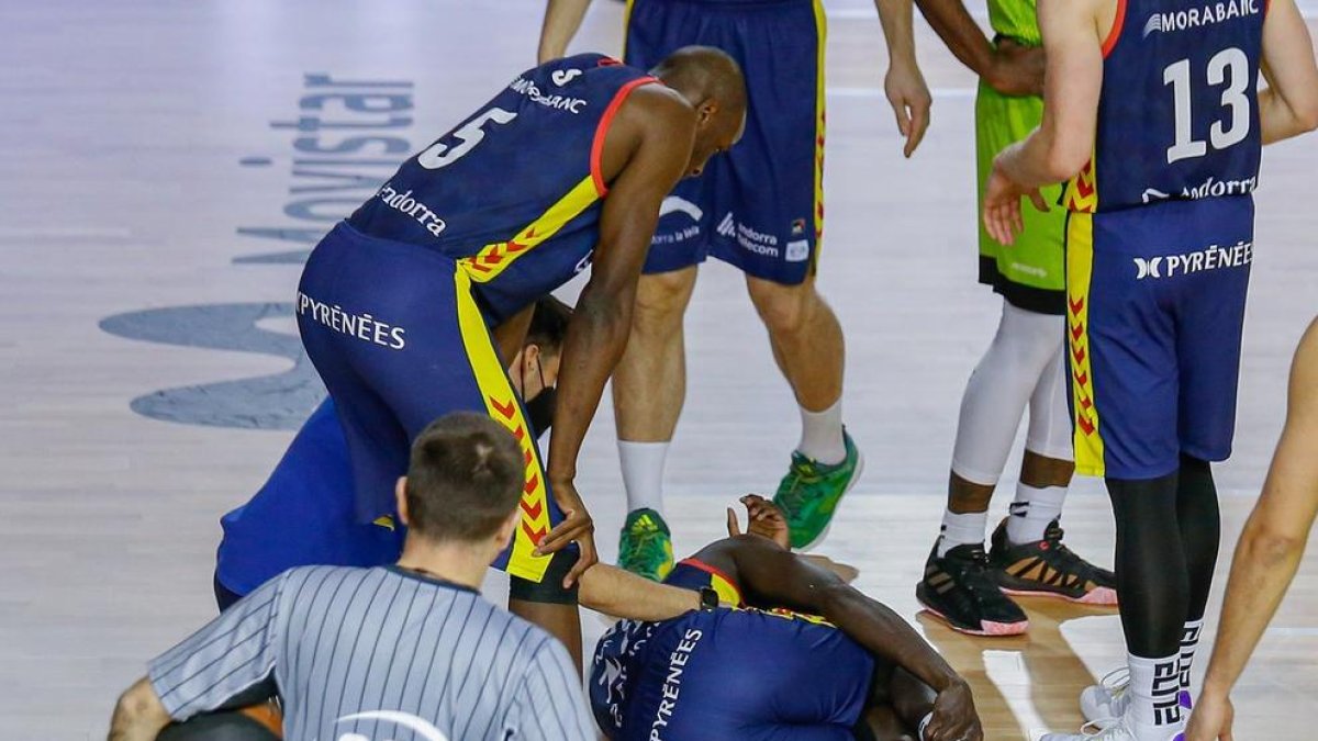 El MoraBanc perd a Malik Dimè, Gielo i Pérez per unes setmanes lesió