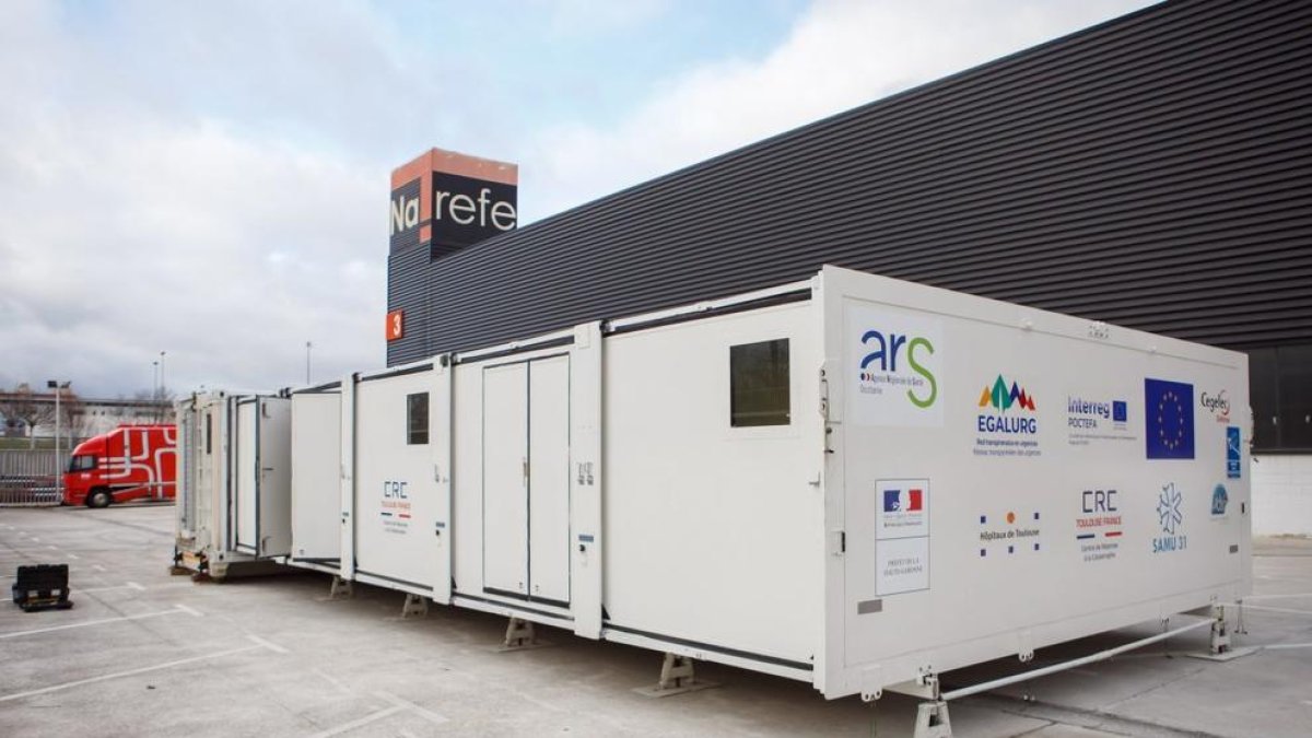 El projecte Egalurg posa a disposició d'Andorra un hospital mòbil per a la vacunació