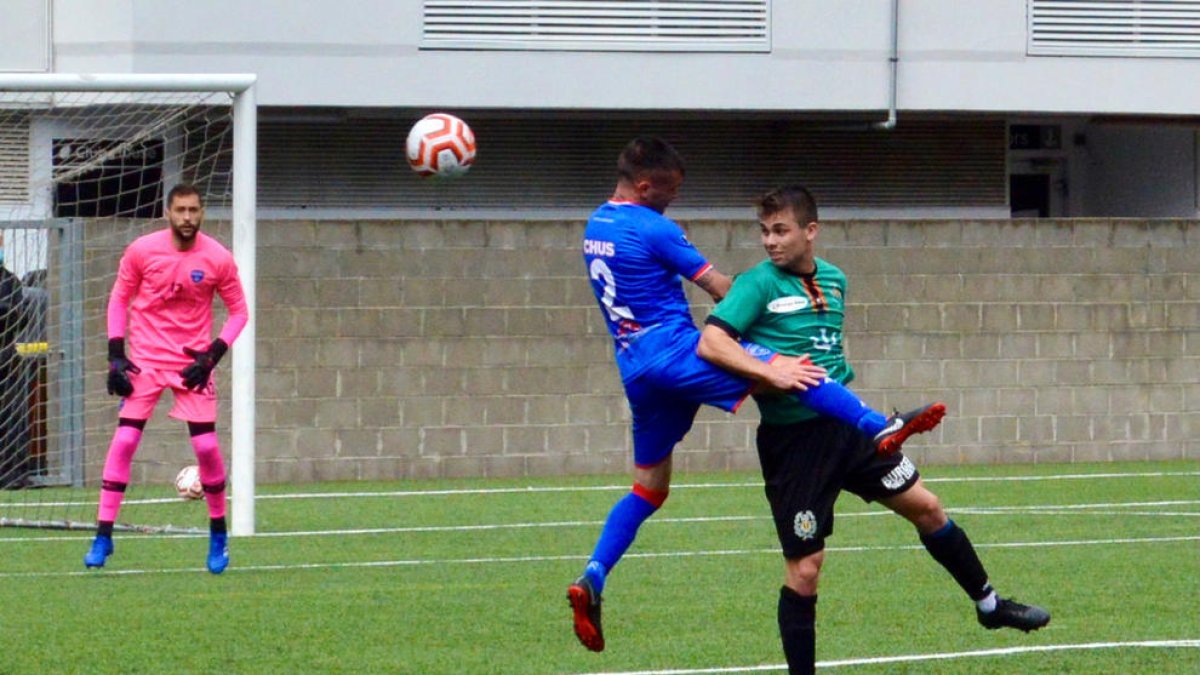 Frec a frec entre Inter i UE Sant Julià (0-1)