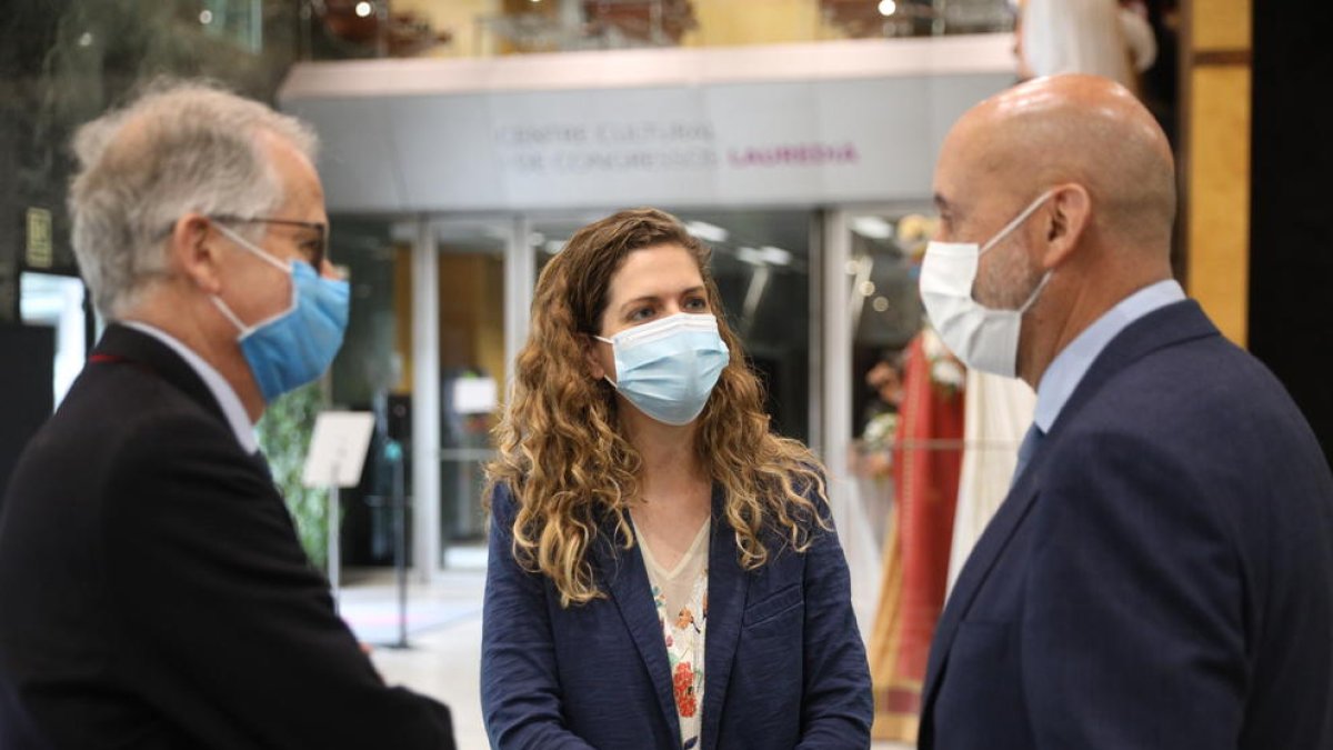 L'acte ha comptat amb la presència del ministre de Salut, Joan Martínez Benazet, el director del SAAS Josep Maria Piqué, i la cap de Servei d'Envelliment i Salut, la Dra. Eva Heras