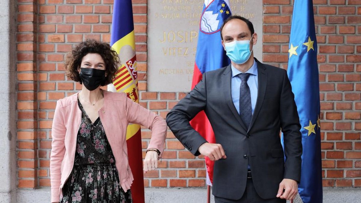 Visita a Eslovènia de la ministra d'Afers Exteriors i del secretari d'Estat d'Afers Europeus