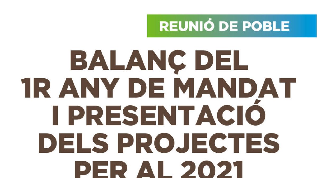 Convocatòria de la reunió de poble laurediana