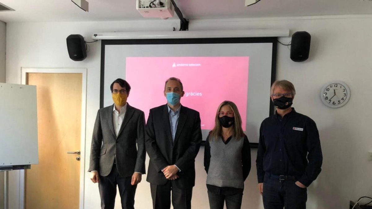 La Creu Roja, primer beneficiari del nou projecte solidari d'Andorra Telecom