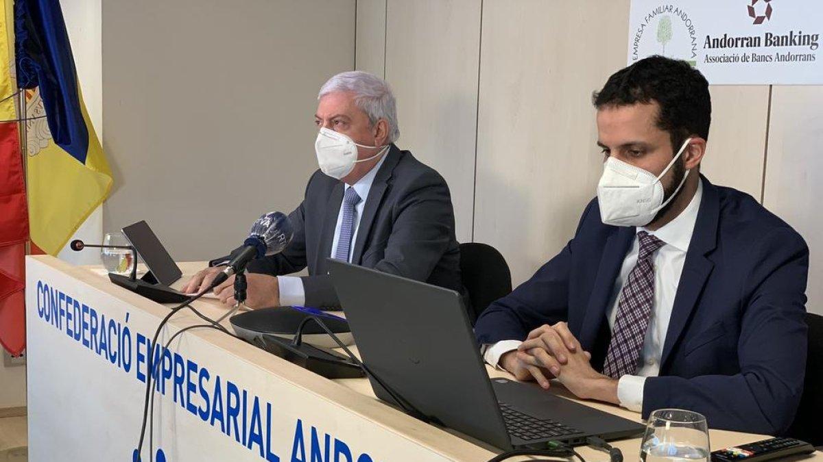 Gerard Cadena i Iago Andreu han presentat la trobada aquest migdia