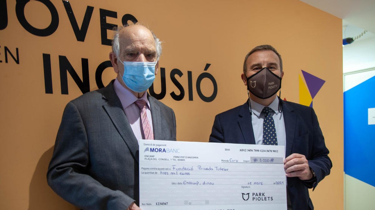 Donació solidària de 3.000 euros a la Fundació Privada Tutelar