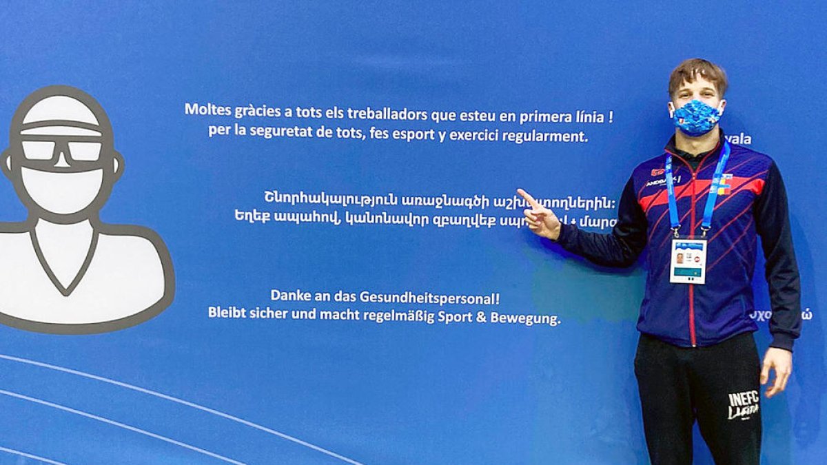 Lomero millora en un segon el seu rècord dels 100 lliures