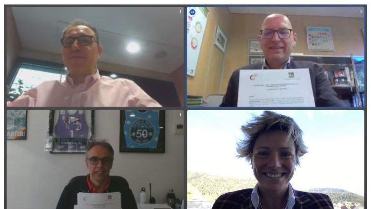 Trobada virtual per la firma de l'acord