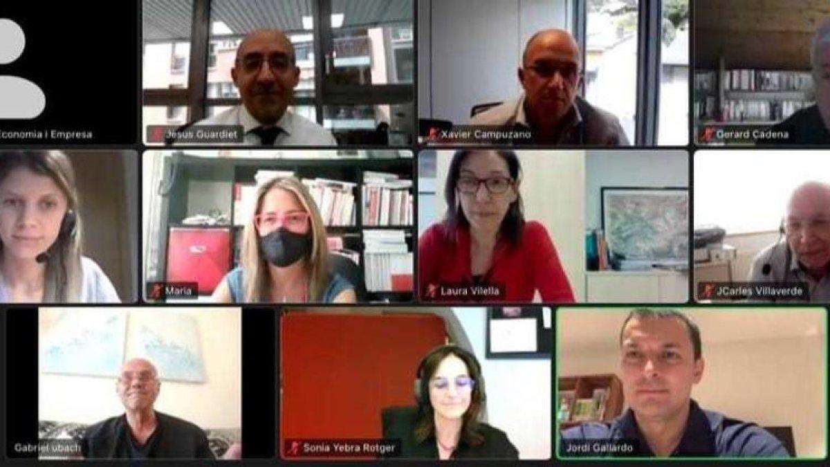 Reunió telemàtica del Consell Econòmic i Social