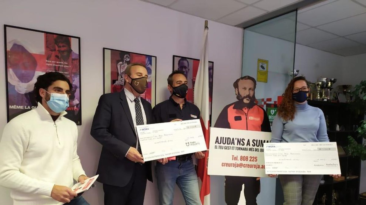 La Creu Roja Andorrana rep 6.000 euros pel projecte de Primers Auxilis Per a Infants