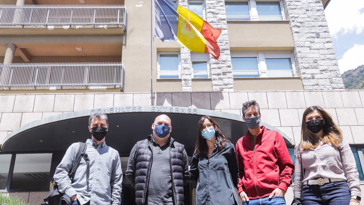 Cristina Royo i components andorrans de l'estudi