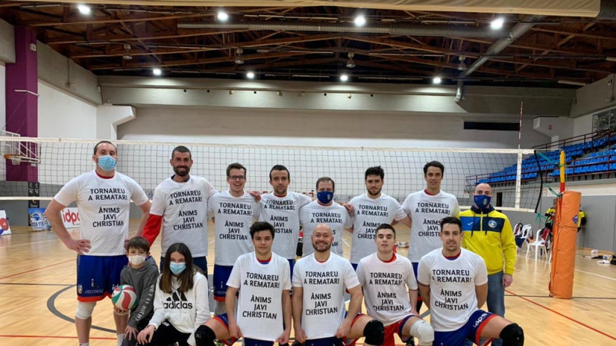El CV Encamp supera l'AE Vòlei Manresa (3-2) en un partit molt treballat i igualat