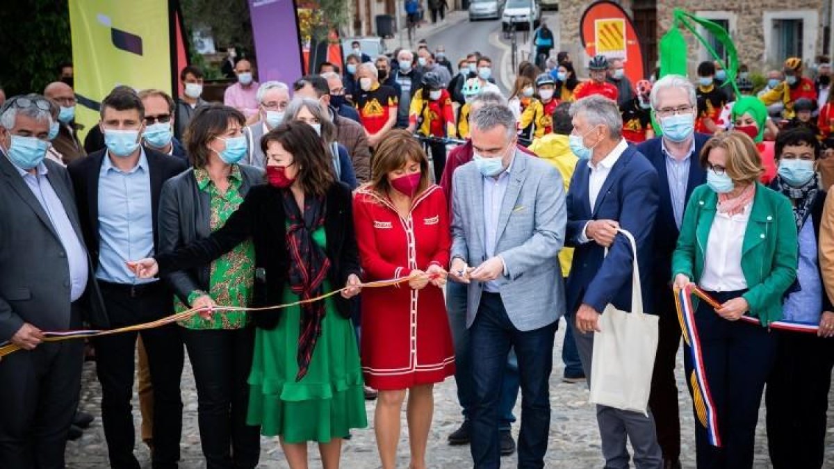 Marsol assisteix a la Festa del Tour de França a Ceret