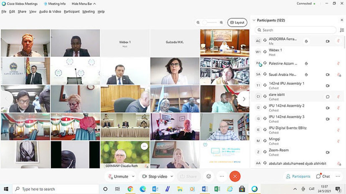 Costa i Suñé participen al 142è consell de l'IPU
