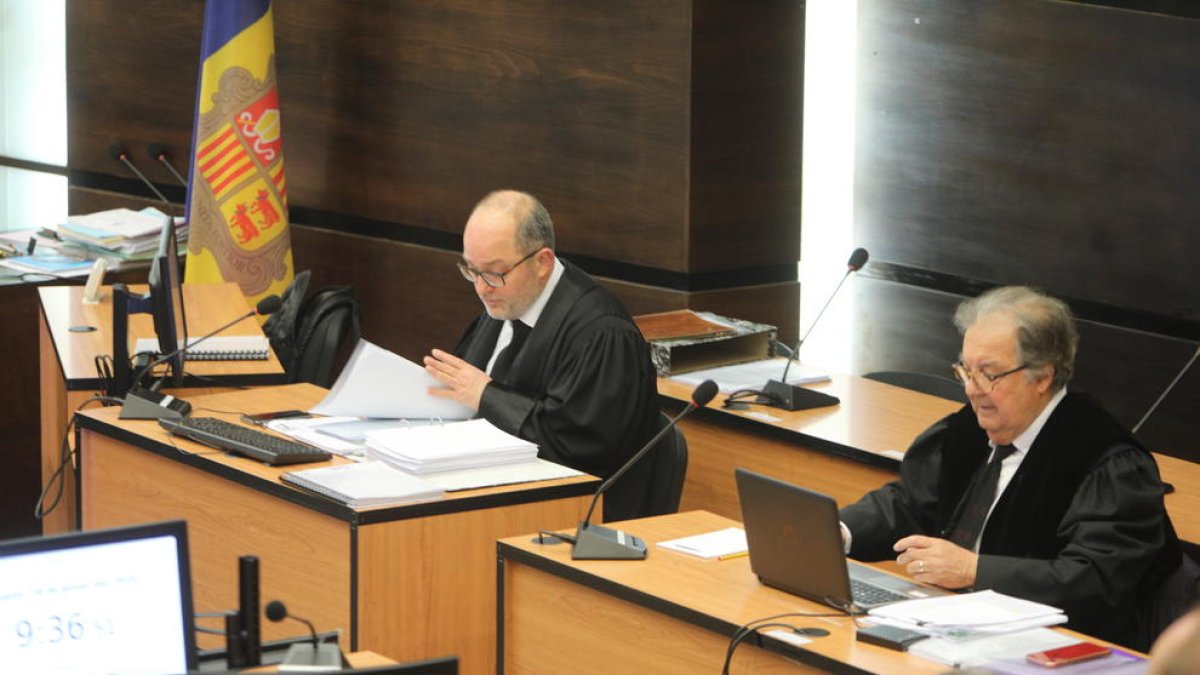 El fiscal general, Alfons Alberca durant una de les vistes orals del judici de BPA