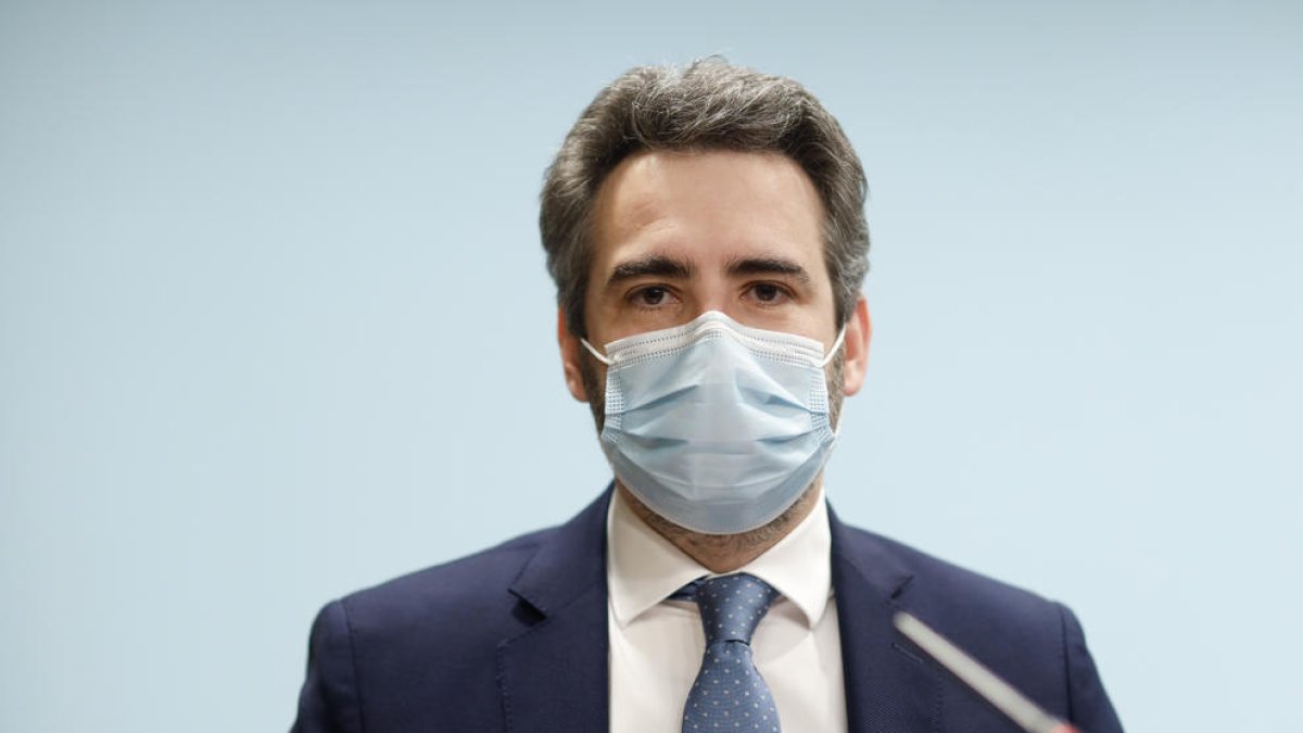 El ministre de Finances i Portaveu, Eric Jover
