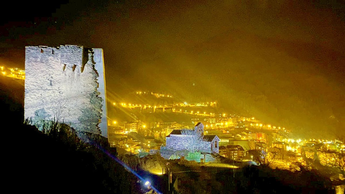 Encamp s'il·lumina de blau en el Dia Mundial de l'Autisme