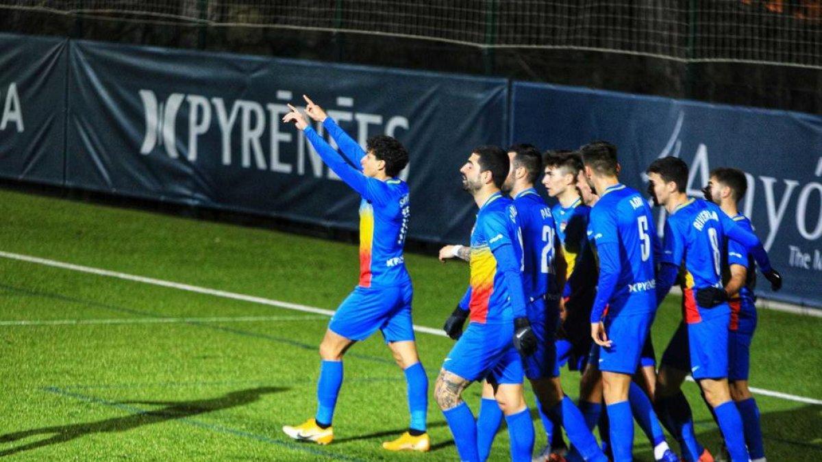 L'FC Andorra empata a casa davant el Nàstic i ajorna el lideratge (1-1)
