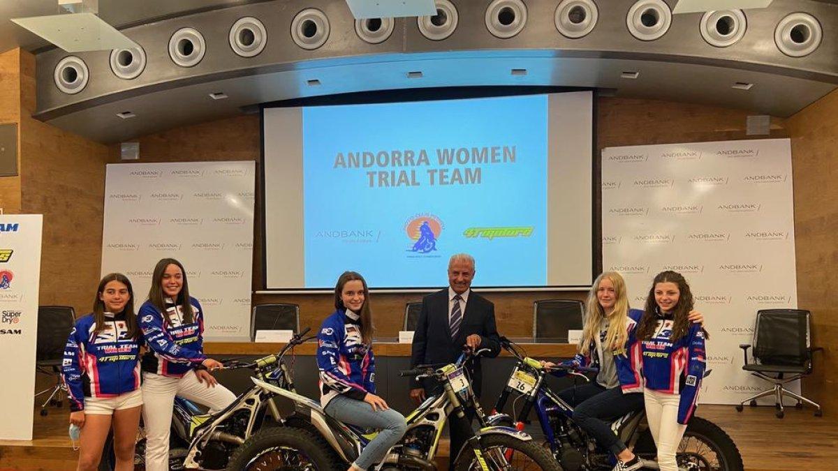 L'Andorra Women Trial Team encara la segona temporada amb el suport d'Andbank