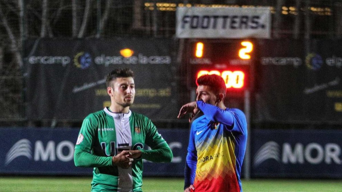 L'FC Andorra perd davant el Cornellà i es queda sense lideratge (1-2)