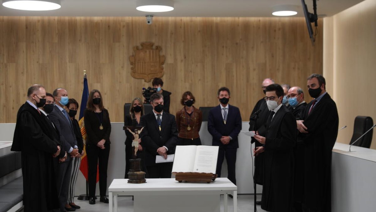 Jurament del batlle Sergi Costa aquest matí