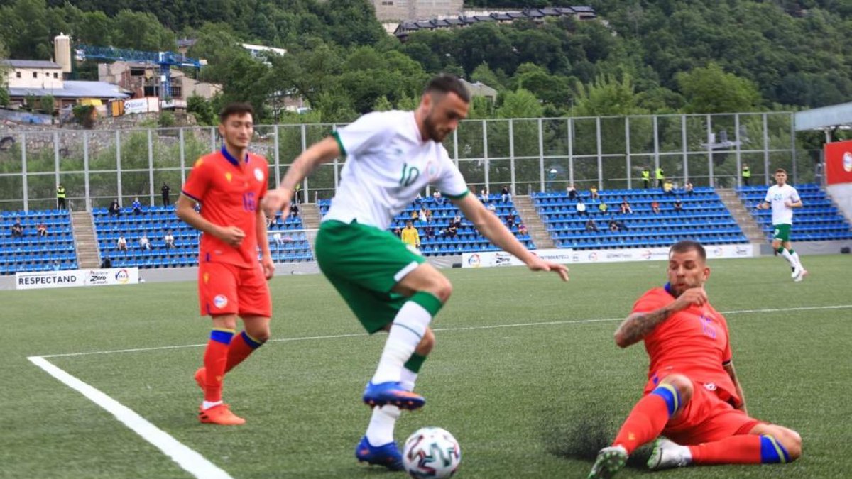 Andorra cau contra la República d'Irlanda 1-4