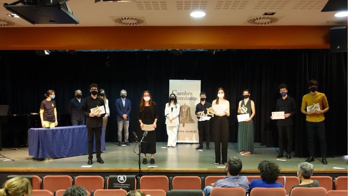 Moment de l'entrega dels premis de la 3a edició del concurs