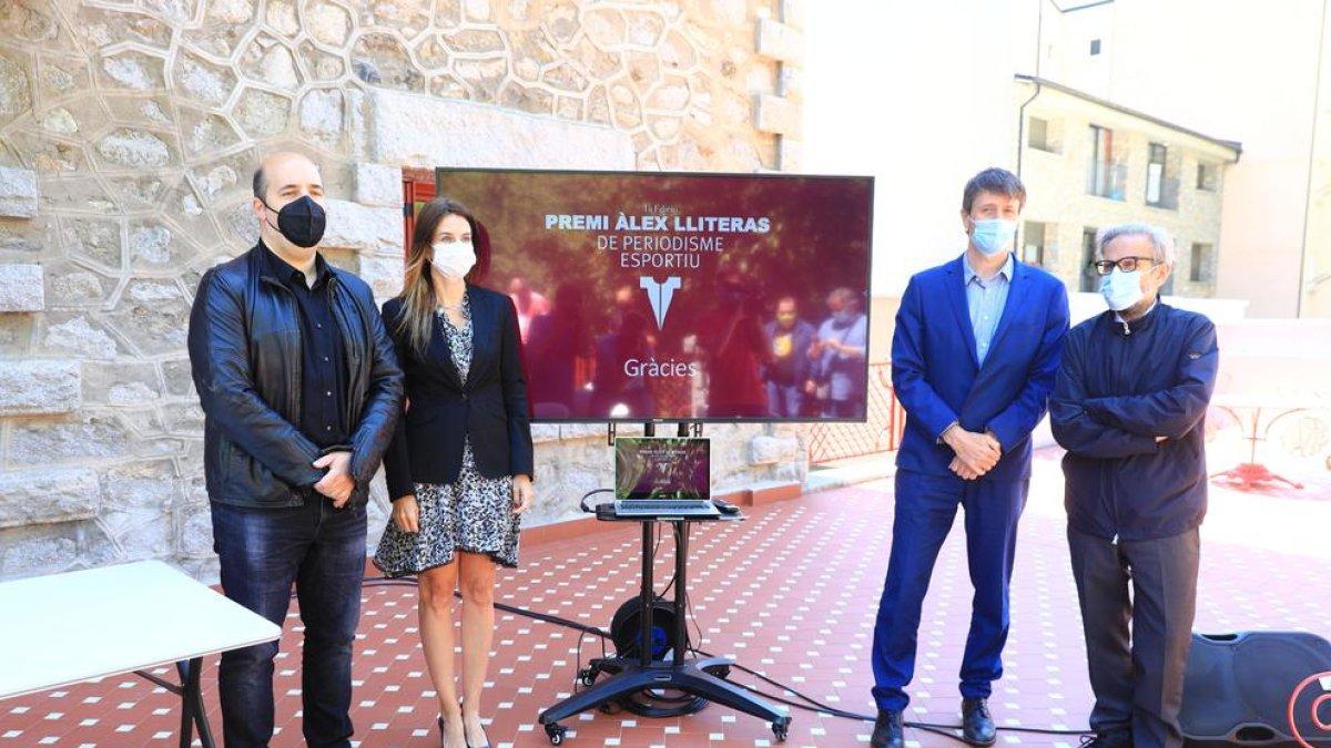 Presentació dels premis per recordar Àlex Lliteras