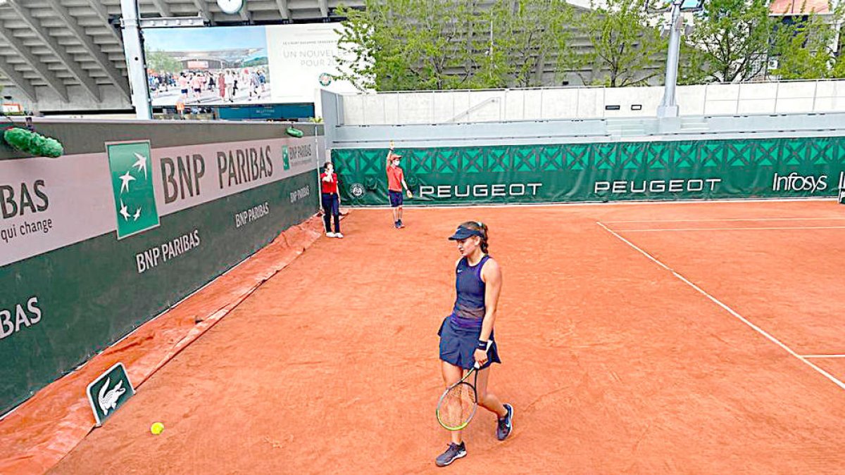 Vicky Jiménez accedeix a la tercera ronda del Roland Garros júnior