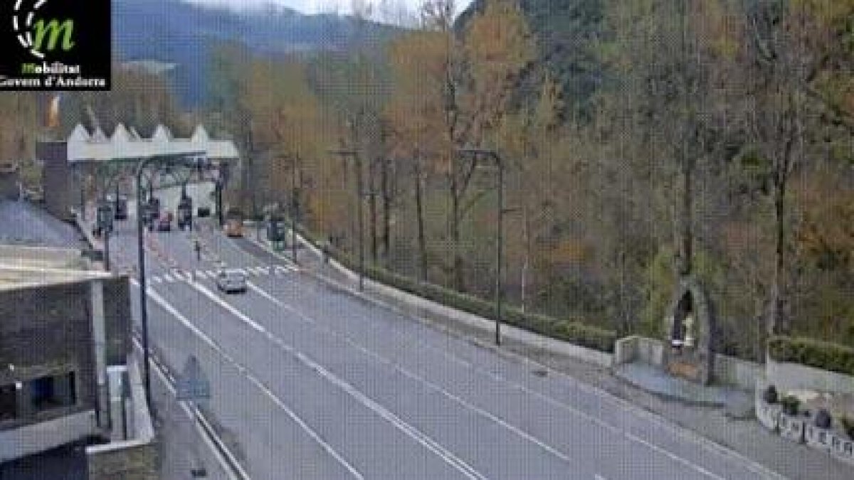 Tranquil·litat a la frontera, aquest matí.