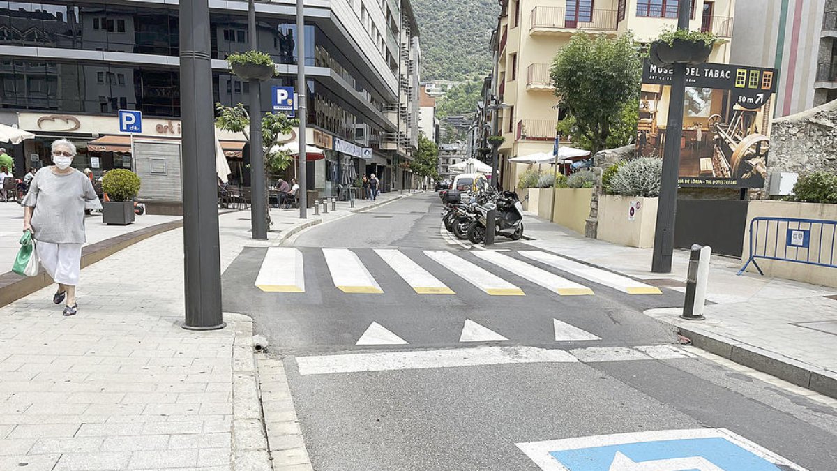 Tram per a vianants, a Verge de Canòlich