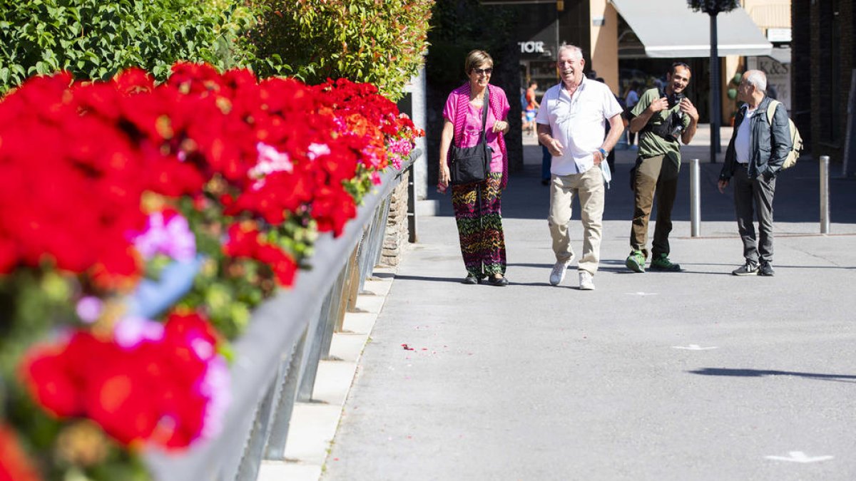 El Jurat de Viles Florides avaluant Andorra la Vella