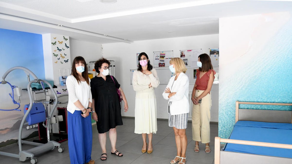 Visita de Pallarès a la fundació Nostra Senyora de Meritxell