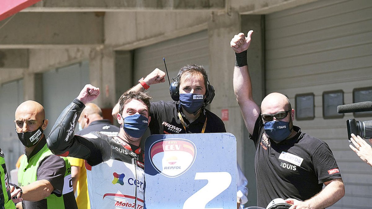Xavi Cardelús puja al podi al Circuit de Portimao