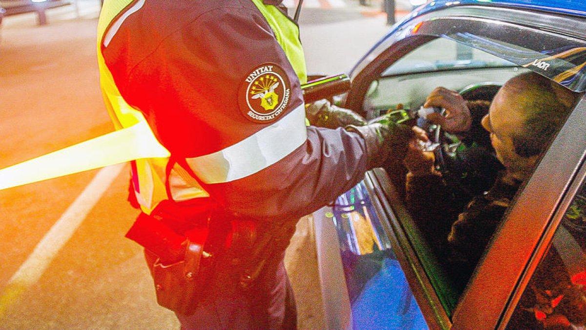Un 4,2% de positius en 930 controls d'alcoholèmia