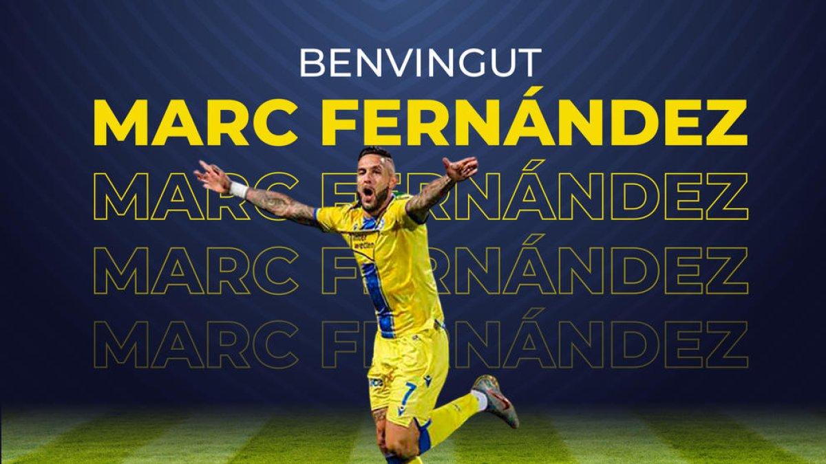 Marc Fernández, nou fitxatge del FC Andorra