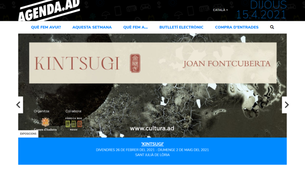 Agenda.ad estrena imatge web molt més visual i intuïtiva